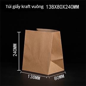 Túi giấy kraft vuông
