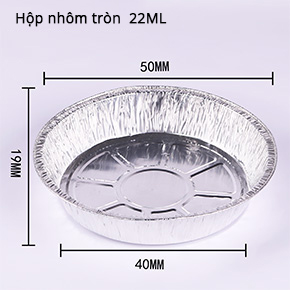 Nhôm tròn hộp22ml