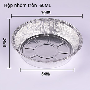 Nhôm tròn hộp60ml