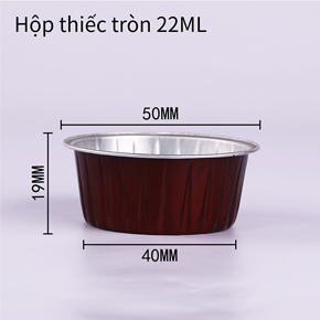 Hộp thiếc tròn 22ml