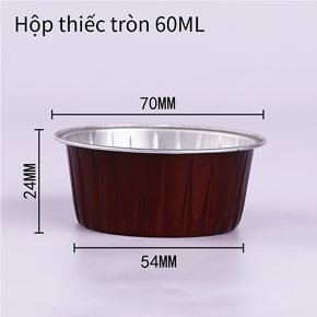 Hộp thiếc tròn 60ml