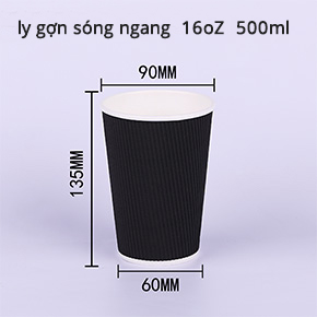 ly giấy gợn sóng