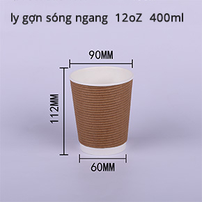 ly giấy gợn sóng