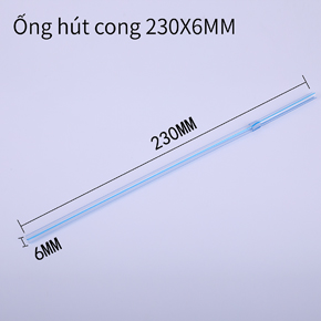 Ống hút cong 230X6MM