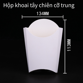 hộp khoai tây chiên,hộp gà viên chiên