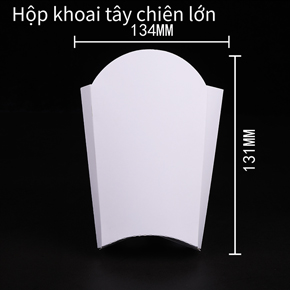 hộp khoai tây chiên,hộp gà viên chiên