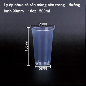 ly ép nhựa cán màng bên trong500ml