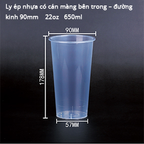 ly ép nhựa cán màng bên trong650ml