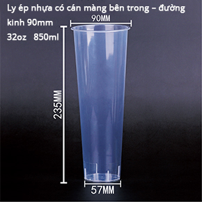 ly ép nhựa cán màng bên trong850ml