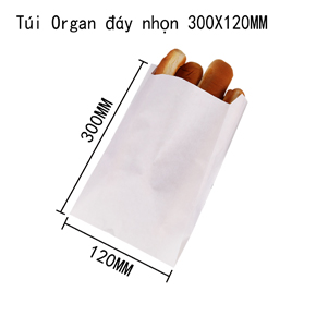 Túi Organ đáy nhọn 300 X 120MM