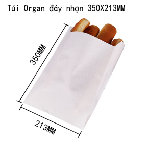 Túi Organ đáy nhọn 350 X 231MM