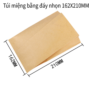 Túi miệng bằng đáy nhọn 162 X 210MM