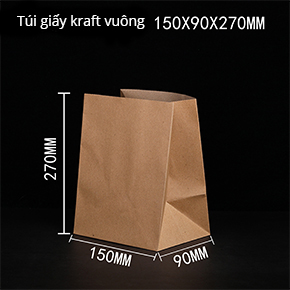 Túi giấy kraft vuông