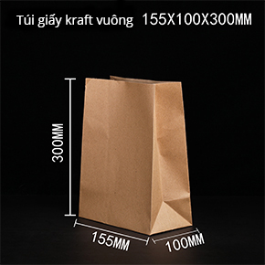 Túi giấy kraft vuông