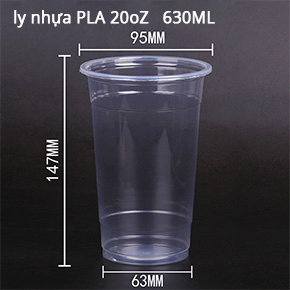 ly nhựa PLA630ml