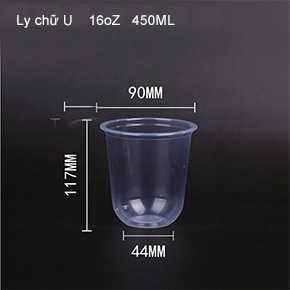 ly chữ U450ml