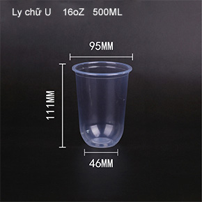 ly chữ U500ml